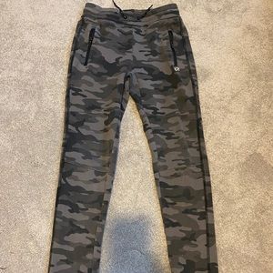 Gap Kids Boys Black & Gray Camo Joggers (XL/12)